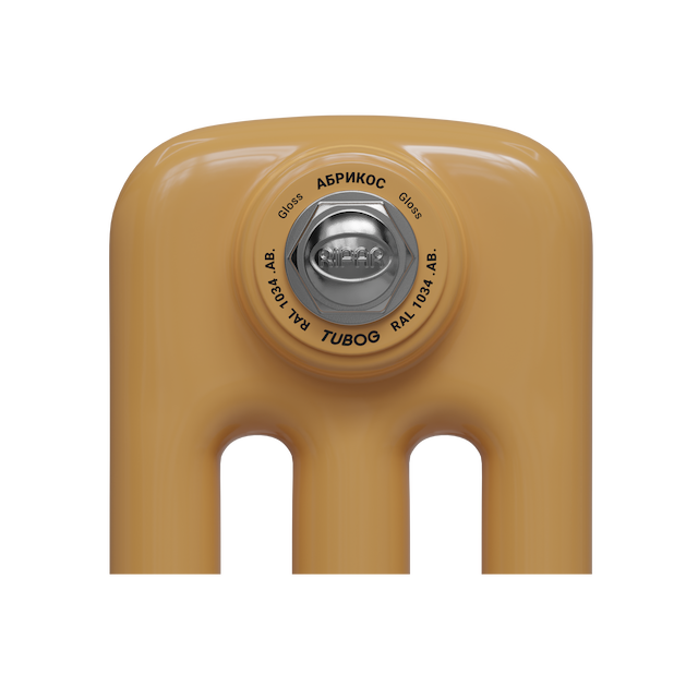 Образец цвета радиатора Rifar Tubog AB RAL 1034 Gloss Абрикос