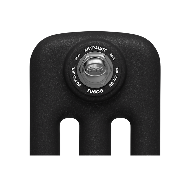 Образец цвета радиатора Rifar Tubog AN DB 703 Matt Антрацит