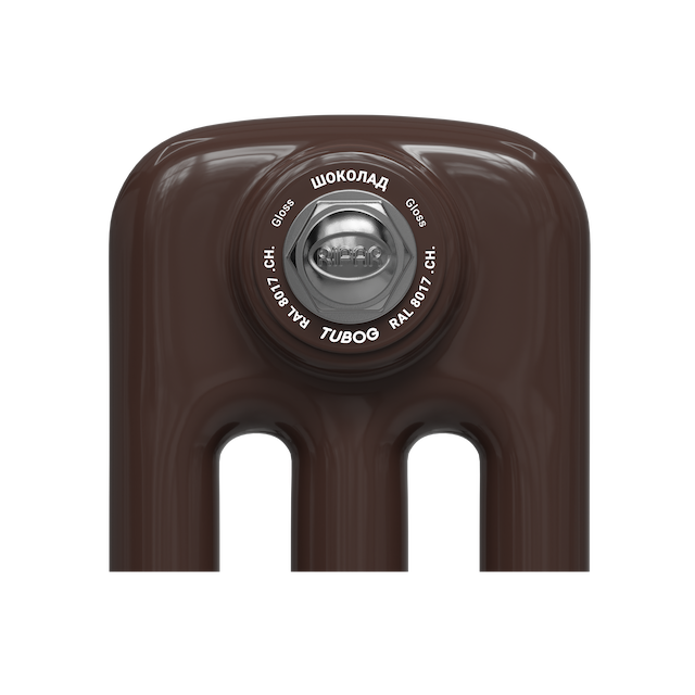 Образец цвета радиатора Rifar Tubog СH RAL 8017 Gloss Шоколад