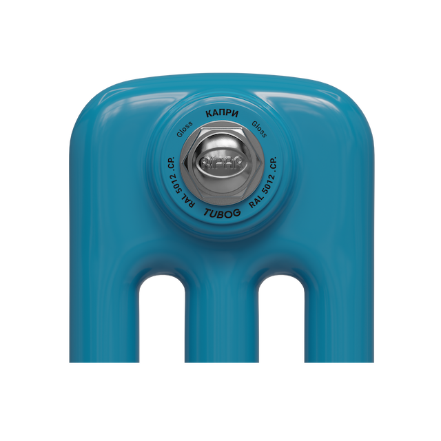 Образец цвета радиатора Rifar Tubog CP RAL 5012 Gloss Капри