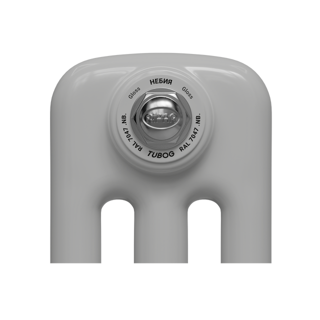 Образец цвета радиатора Rifar Tubog NB RAL 7047 Gloss Небия