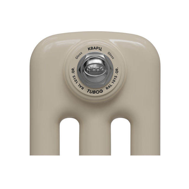 Образец цвета радиатора Rifar Tubog QR RAL 1015 Gloss Кварц