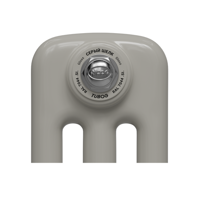 Образец цвета радиатора Rifar Tubog SI RAL 7044 Gloss Серый шелк