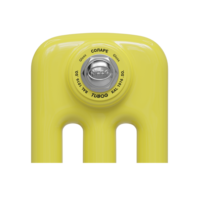 Образец цвета радиатора Rifar Tubog SO RAL 1016 Gloss Соларе