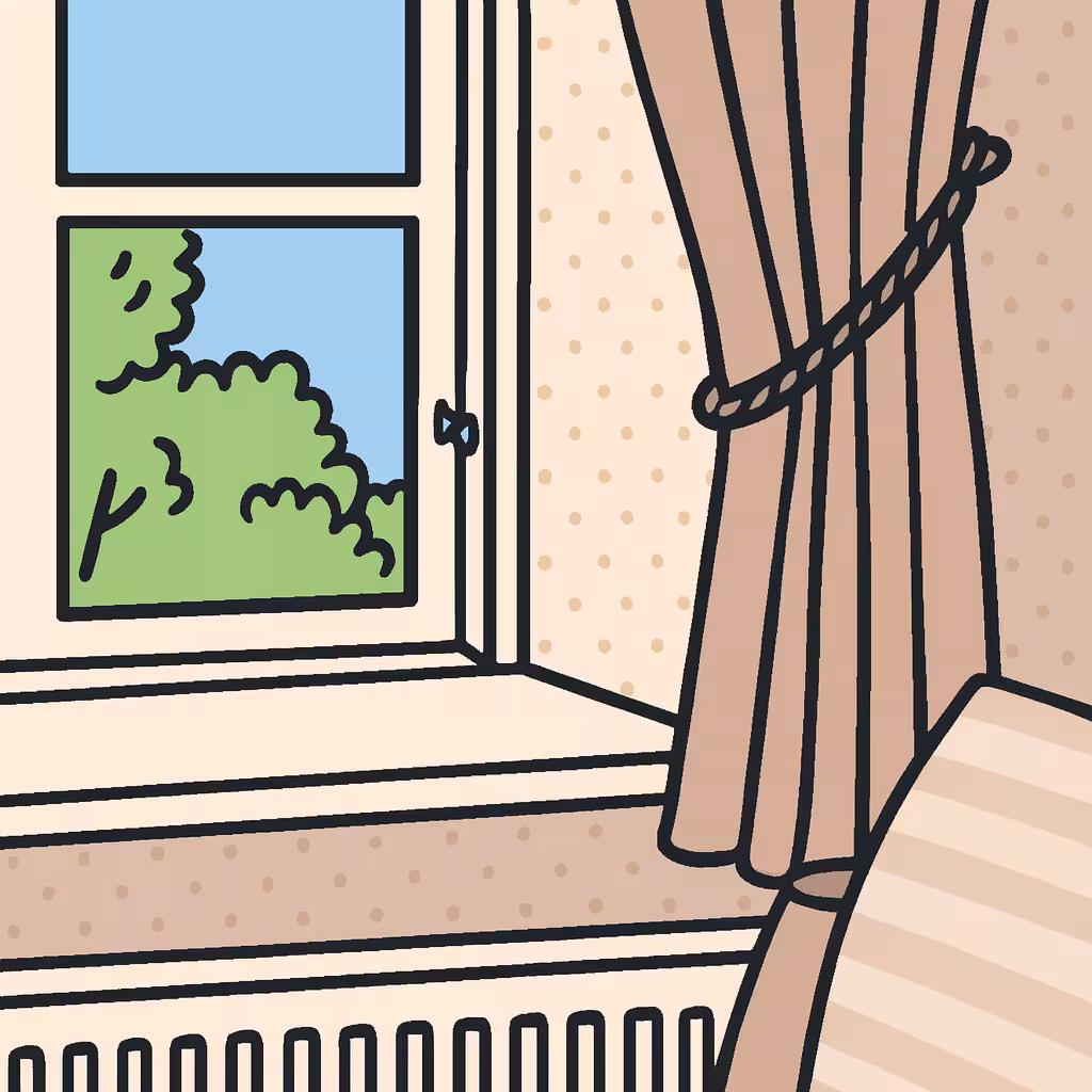 Шторы и радиаторы отопления